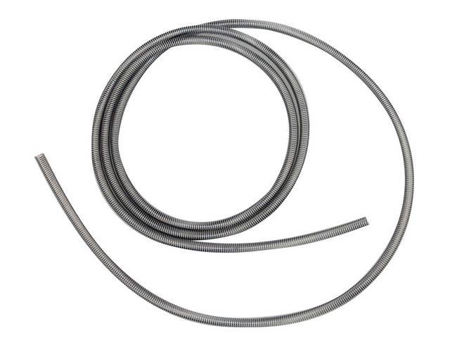 Spring Shielding, Fuel Line, Fits 5/16 Inch O.D. line, stainless steel, 10 feet, reproduction
