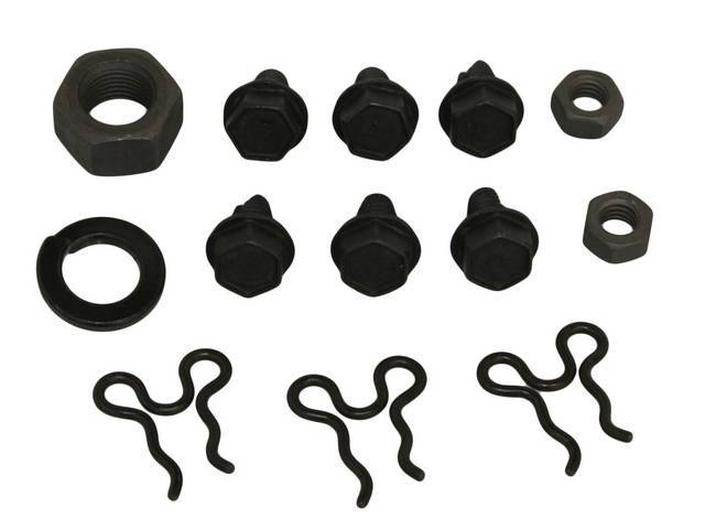 FASTENER KIT, Brake Cables and Brackets, (13) Incl 3 Wire Retainers (p/n C-4785-1A), Screws and Nuts