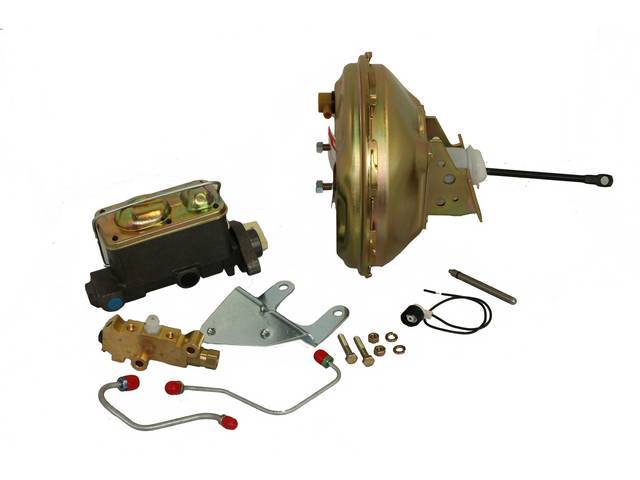 Booster and Master Cylinder Power Brake Combination Kit, OE-Style