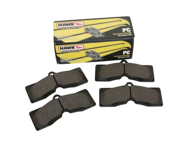 PAD SET, Disc Brake Caliper, Front Or Rear, Hawk Performance, HPS Compound, Designed for daily street and mild track use
