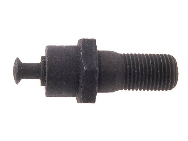 PIN, Drum Brake Shoe Anchor, Rear, 2 23/64 Inch Over all length, 9/16 Inch-18 x 3/4 inch threads, GM Original