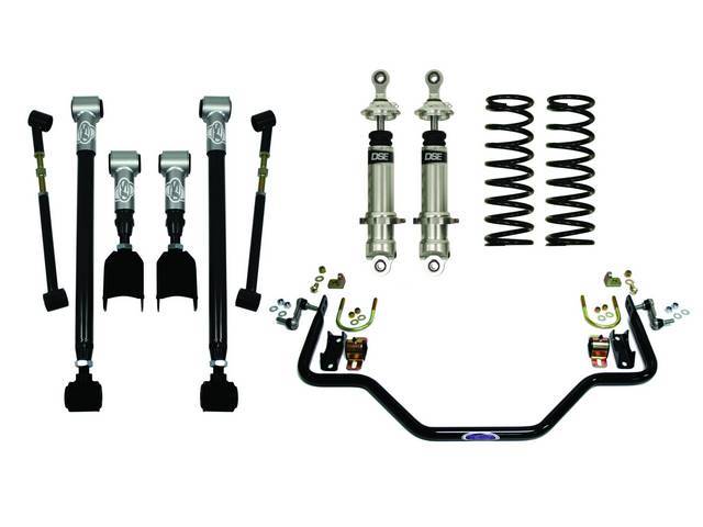 Speed Kit 3, Rear Suspension, Detroit Speed, ease of bolt-on components for stock axle, Improved Handling and Pro-Touring Stance, US-made