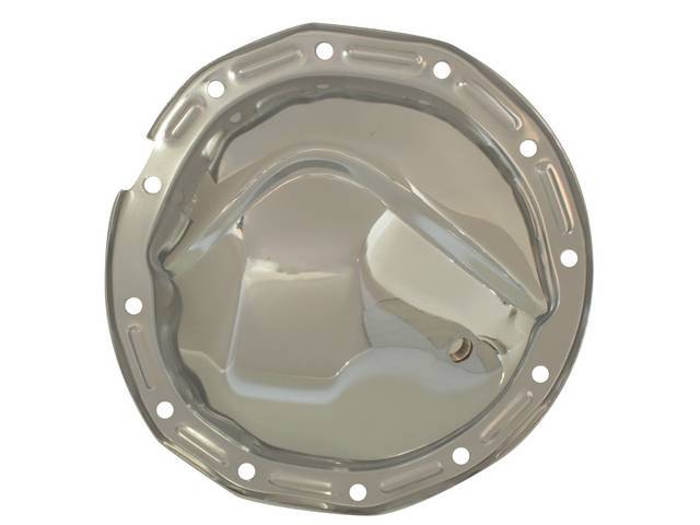 Chrome 12-Bolt Differential / Rear End Cover, with filler plug