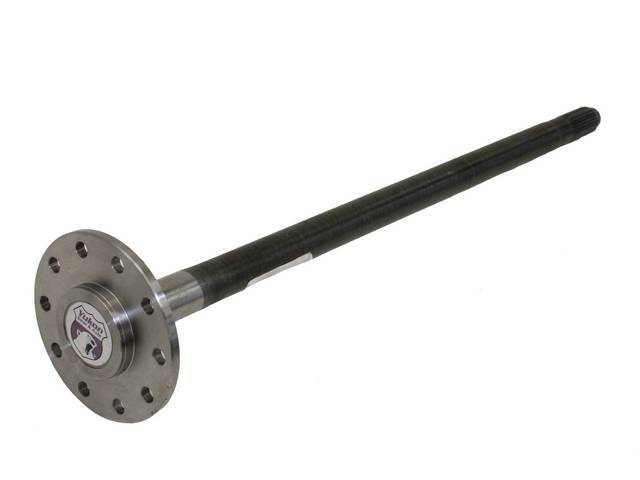 SHAFT, Axle, 12 Bolt, 30 Spline Count, 30 1/8 inch length, made of 1541H alloy, w/ c-clip ends, sold each