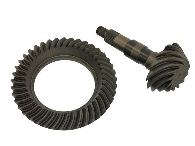 Ring and Pinion Gear Set, Thick Cut, 10 Bolt, 7.5 inch Ring Gear, 3.42 gear