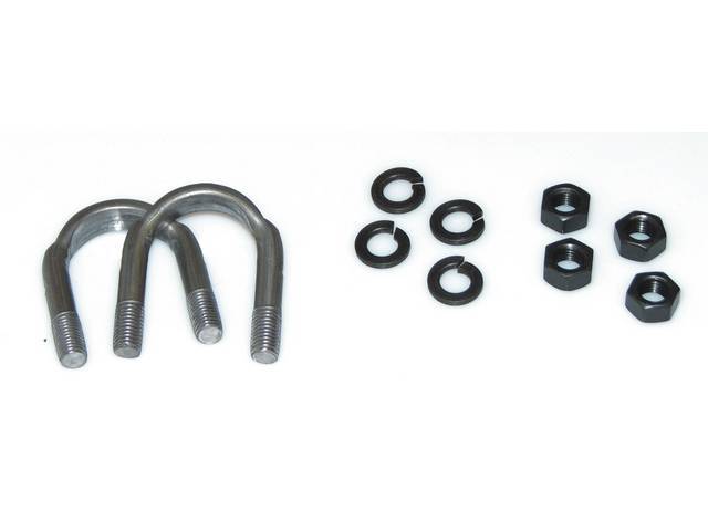 U-BOLT KIT, U-Joint To Flange Retainer, use w/ p/n 4635-4 U-Joint, Repro