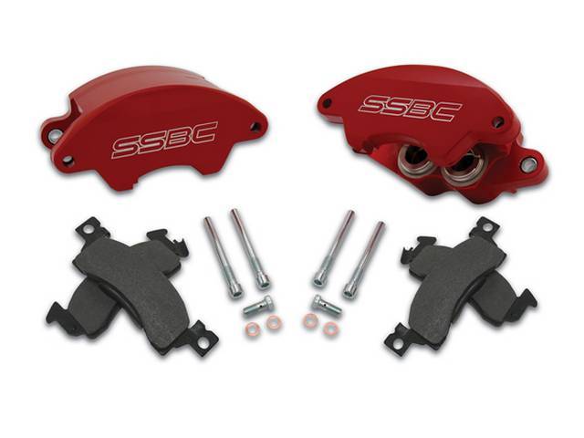 CALIPER KIT, Quick Change, Front, MB w/ red