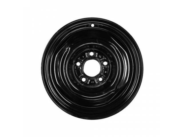 WHEEL, Spare, 15 inch O.D. X 6 Inch Width, STAMPED FL, RF and TF, GM