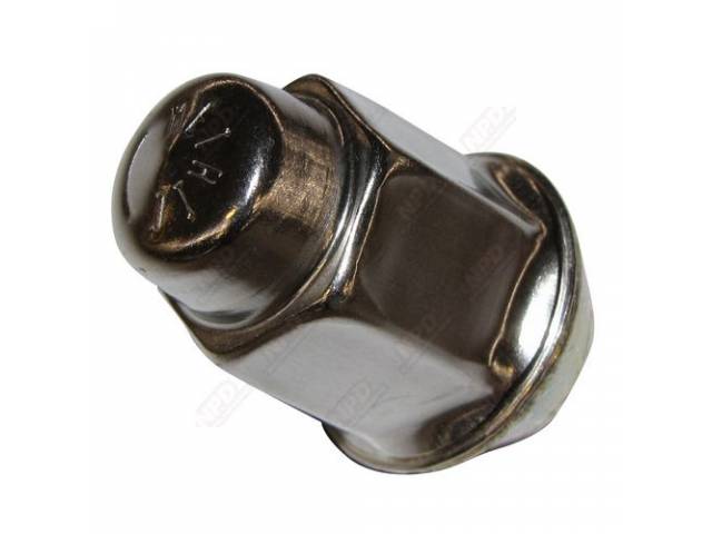 LUG NUT, Wheel, Hex Capped Cone Seat, M12