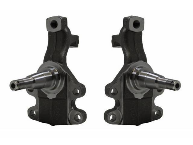 Disc Brake Steering Knuckle / Spindle Set, 2 inch drop, Pair, Reproduction for (64-72)