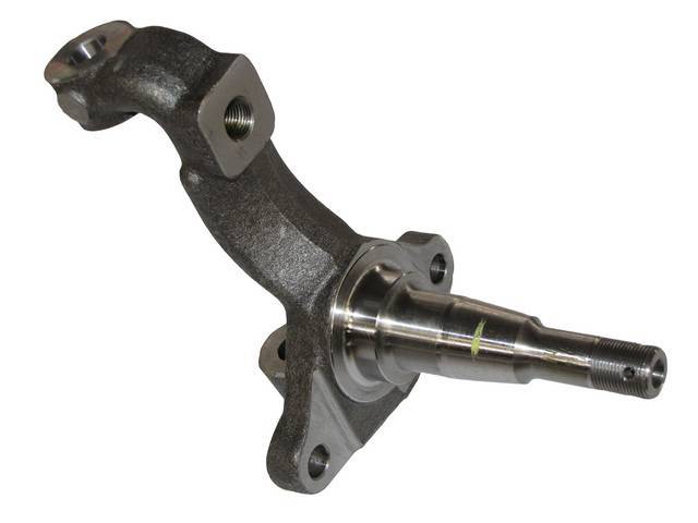KNUCKLE / SPINDLE, Steering, RH or LH, repro  ** Does not incl arm (what the tie rod bolts to) **