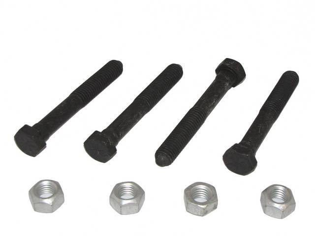 Lower Control Arm Fastener Kit, 8-pc bolt and nut kit for (64-72)