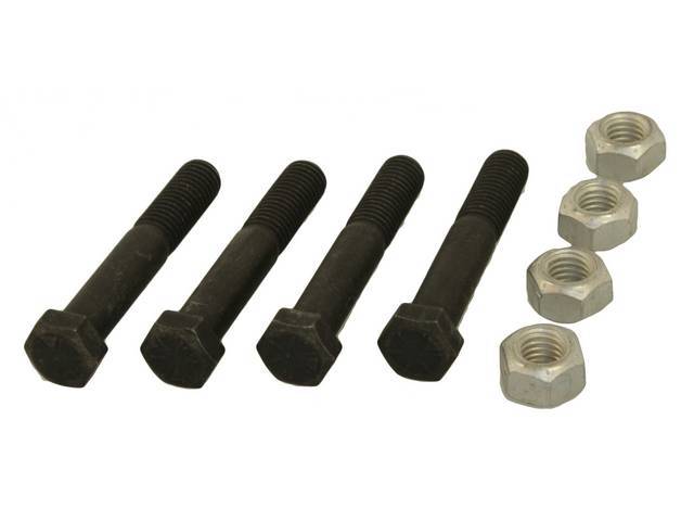 Lower Control Arm Fastener Kit, 8-pc bolt and nut kit for (73-81)