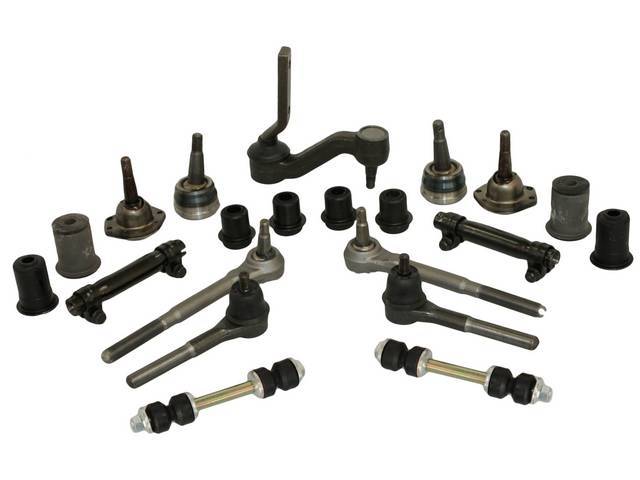 Suspension Rebuild Kit, Front, Comprehensive, featuring OE style parts for (68-69)