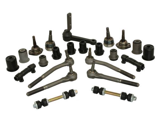 Suspension Rebuild Kit, Front, Comprehensive, featuring OE style parts for (75-79)