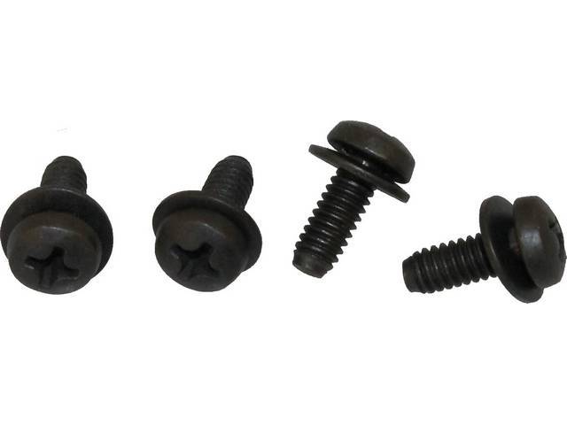 FASTENER KIT, STEERING COLUMN COVER, DASH, (4), PH PAN HEAD CONI-CONICAL SPRING WASHER SEMS-SCREW AND WASHER ASSY 