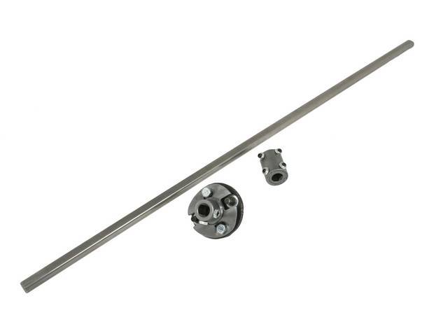 Installation Kit 2, Steering Column, IDIDIT, Incl shaft (3/4 inch DD x 36 inch length), coupler (1 inch DD x 3/4 inch DD) and rag joint (3/4 inch DD x 3/4 inch-36 spline)