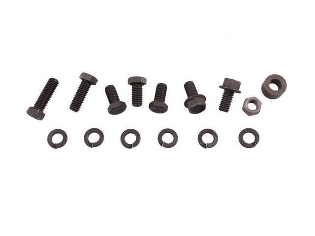 Power Steering Pump Fastener Kit, 15-pc kit for (77-79 SBC w/o A/C)