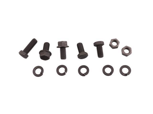 Power Steering Pump Fastener Kit, 12-pc kit for (77-79 SBC with A/C)