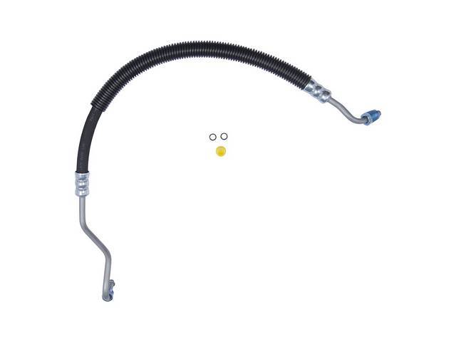 P/S Gear Pressure Hose, Hydroboost to Gear, OE style with correct length, bends and fittings, reproduction 