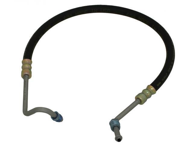 HOSE, P/S Gear Pressure, Repro   ** replacement style means not factory correct on length, bends and fittings but will fit and function **