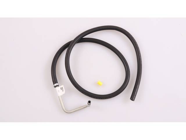 P/S Fluid Return Hose, OE style with correct, bends and fittings, Cut to length hose, reproduction 