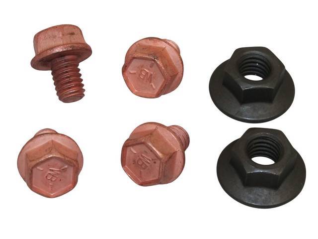 Steering Column & Braces Fastener Kit, 8-piece, OE Correct AMK Products 
