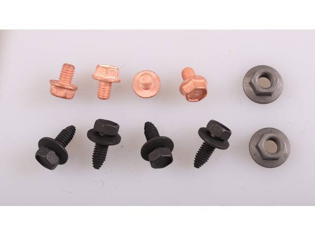 Steering Column & Braces Fastener Kit, 10-piece, OE Correct AMK Products 