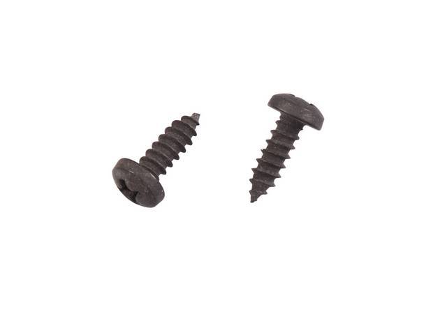 Steering Column Cover Fastener Kit, 2-piece kit, OE Correct AMK Products reproduction for (1969)