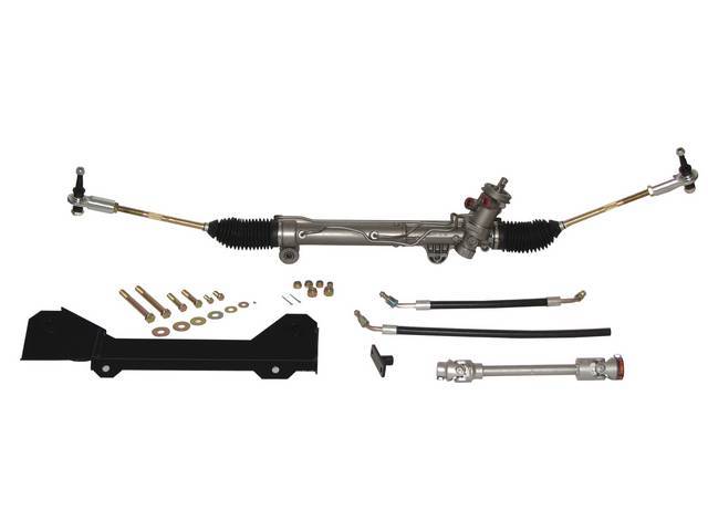 Rack and Pinion Conversion Kit, M/S, Steeroids, Bolt on, incl all necessary parts (Exc P/S Pump and brackets)