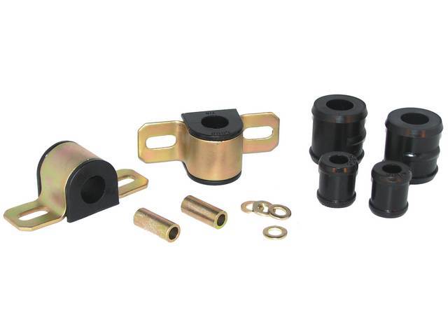 MOUNTING KIT, Sway Bar, Black Graphite Polyurethane, Energy Suspension, For Use W/ 7/8 Inch Bar and 1 Bolt Lower Clamp