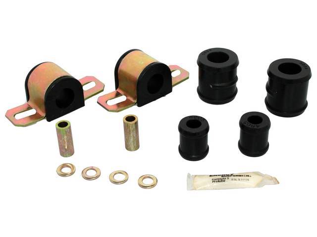 MOUNTING KIT, Sway Bar, Black Graphite Polyurethane, Energy Suspension, For Use W/ 15/16 Inch Bar and 1 Bolt Lower Clamp