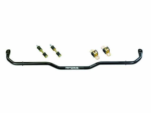 SWAY BAR, Front, Hotchkis, 1 1/8 inch O.D. Hollow, Black Powder Coated Finish, Incl polyurethane bushings, endlinks and mounting hardware