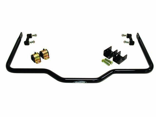 SWAY BAR, Adjustable, Rear, Detroit Speed, 1 1/4 inch O.D. Hollow, Black Powder Coated Finish, US-Made