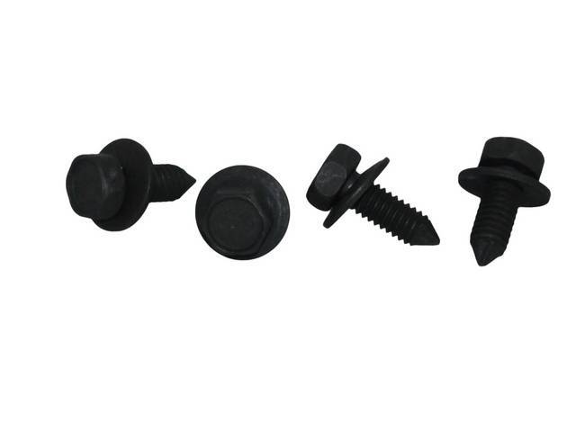 Lower Front Shock Mounting Fastener Kit, 4-pc OE Correct AMK Products reproduction for (64-68)