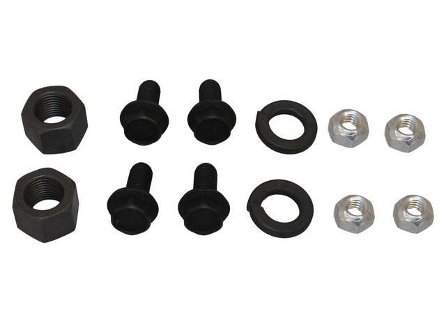 Rear Shock Mounting Fastener Kit, 12-pc OE Correct AMK Products reproduction for (64-72)