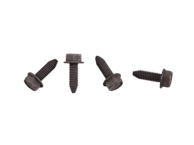 Upper Rear Shock Mounting Fastener Kit, 4-pc OE Correct AMK Products reproduction for (74-81)