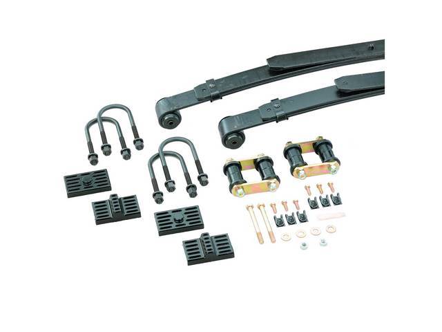 LEAF SPRING KIT, 3 Inch Drop, Hotchkis, See Fits for kit contents