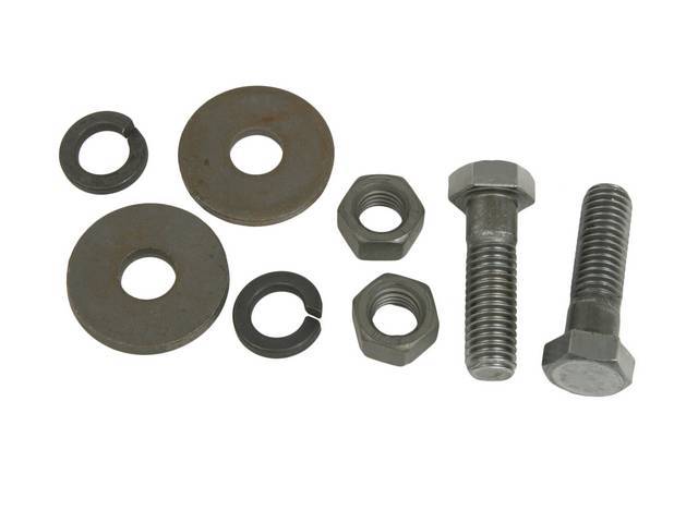 FASTENER KIT, SPRINGS, REAR CLAMPS, (8), HEX BOLTS, NUTS, FLAT AND SPLIT WASHERS