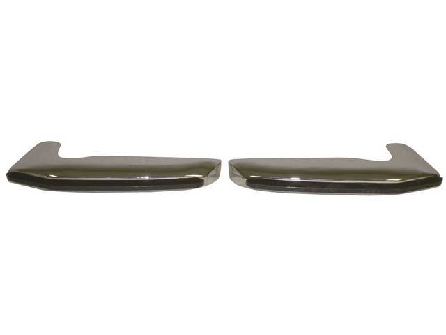 Bumper Guard Set, Front, incl rubber cushions, reproduction