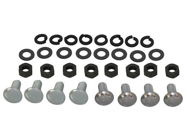 FASTENER KIT, Bumper, Rear, (32) incl SS capped bolts, washers, nuts