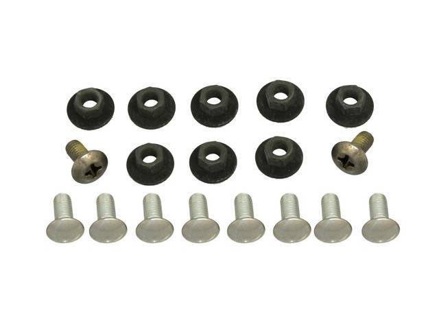 FASTENER KIT, BUMPER, REAR, (18) INCL SS CAPPED BOLTS, NUTS AND SCREWS