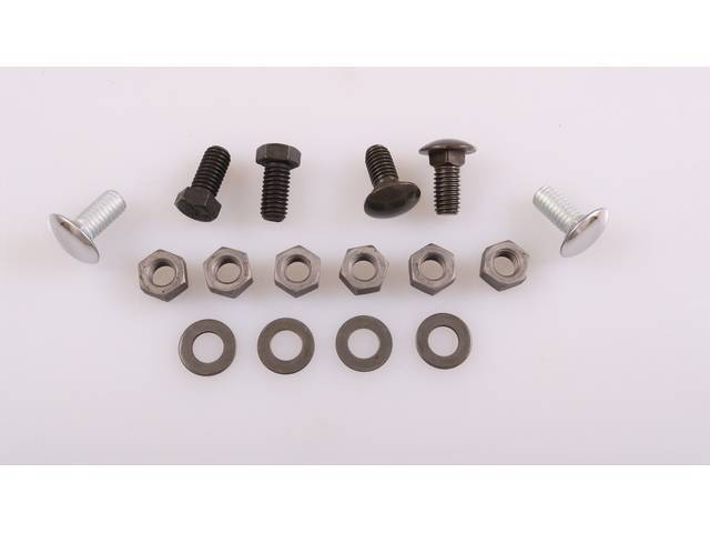 Rear Bumper Fastener Kit, 16-pc OE Correct AMK Products reproduction for (1969)