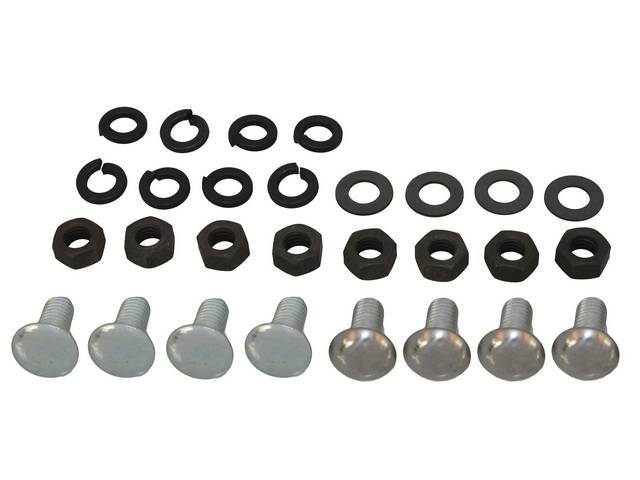 FASTENER KIT, Bumper, Front, (28) incl SS capped bolts, flat and split washers, nuts