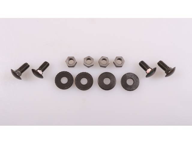 Front Bumper Reinforcement Brackets Fastener Kit, 12-pc OE Correct AMK Products reproduction for (1970)