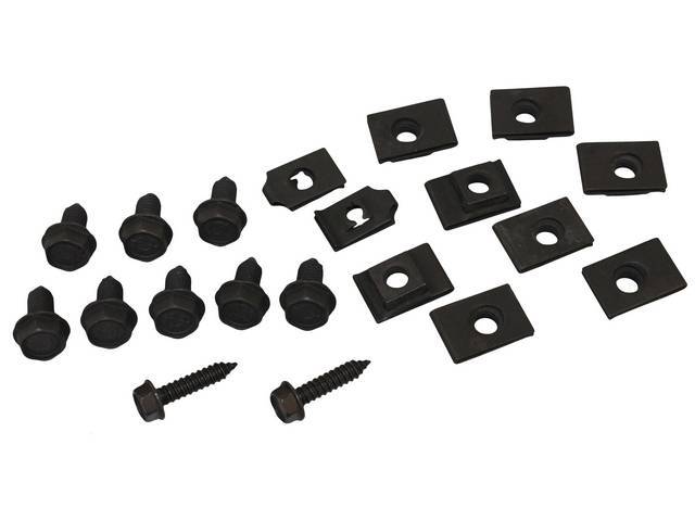FASTENER KIT, Valance, Front, (20) Incl HXWA AB and PP Screws, U-Nuts