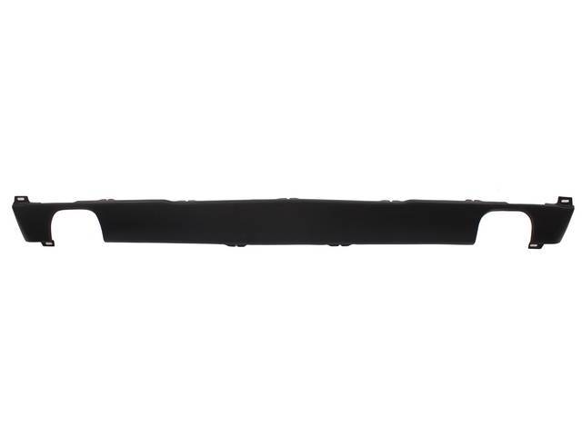 PANEL, Rear Valance, w/ exhaust cutouts, ABS-plastic, repro