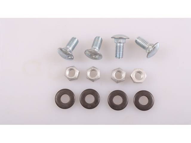 Front Outer Bumper Brackets Fastener Kit, 12-pc OE Correct AMK Products reproduction for (65-67)