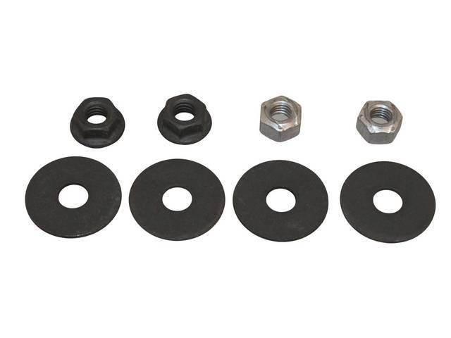 Bumper Reinforcement Stabilizer nut and washer kit, 8-pc kit