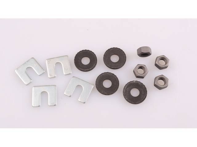 Bumper Reinforcement Stabilizer nut and washer kit, 12-pc kit